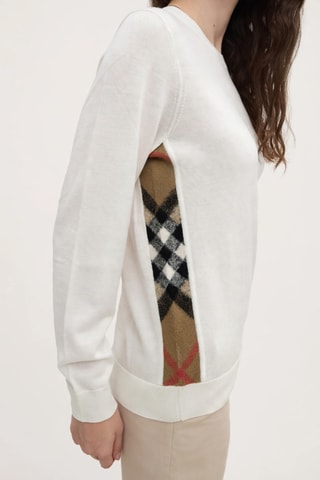 Pull en laine mérinos Lucia - Beige