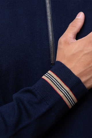 Sweat en laine mérinos Icon - Bleu