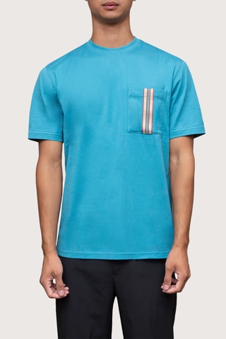 T-shirt - Bleu et vert