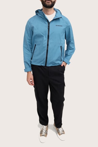 Veste à capuche Hooded - Bleu et vert