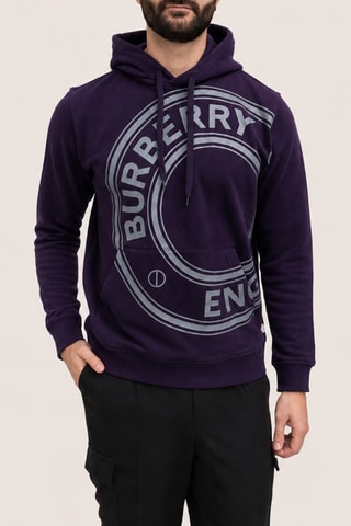 Sweat à capuche Burberry - Noir