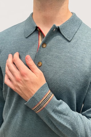 Pull en laine mérinos Long-sleeved - Vert
