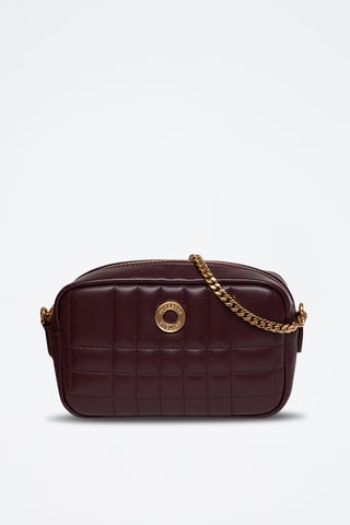 Sac bandoulière en cuir d'agneau Lexi - Marron
