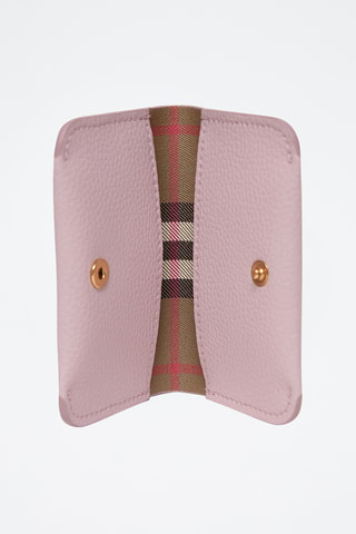 Porte-monnaie en cuir - Rose