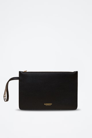 Pochette en cuir Burberry - Noir