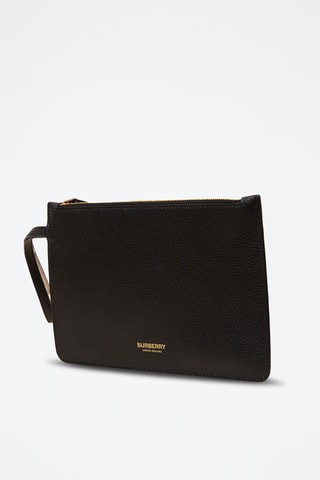 Pochette en cuir Burberry - Noir