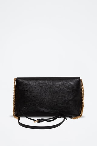 Sac bandoulière en cuir - Noir