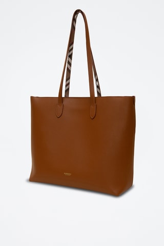 Cabas en cuir Grain Leather - Marron