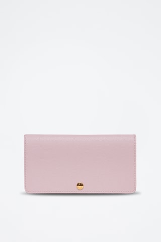 Portefeuille en cuir Check - Rose
