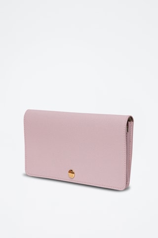 Portefeuille en cuir Check - Rose