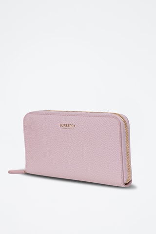Portefeuille en cuir Burberry - Rose