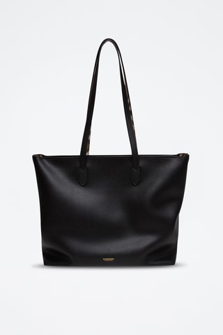 Tote bag en cuir - Noir