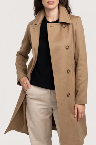 Manteau en cachemire Saffron - Camel