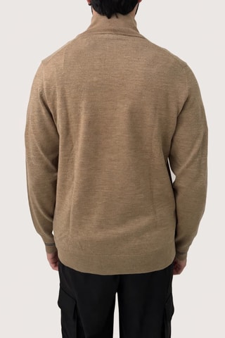Pull en laine mérinos Itter - Camel