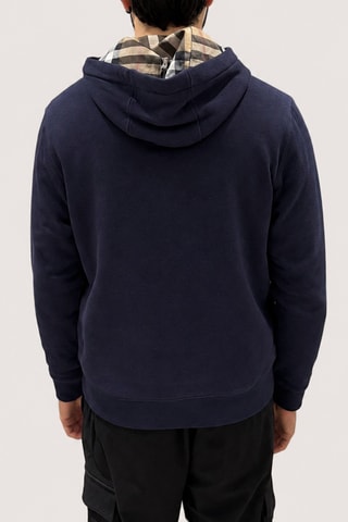 Sweat à capuche Cotton - Bleu