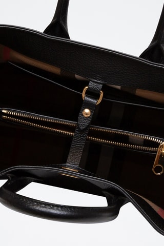 Cabas en cuir Bermondsey - Noir