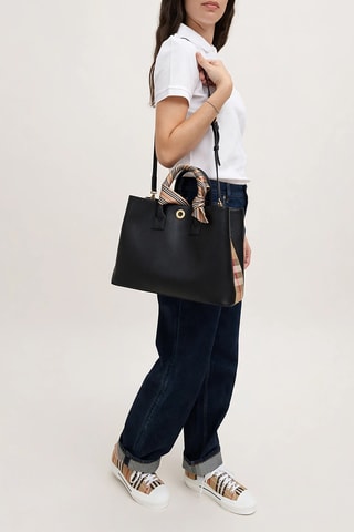 Cabas en cuir Bermondsey - Noir