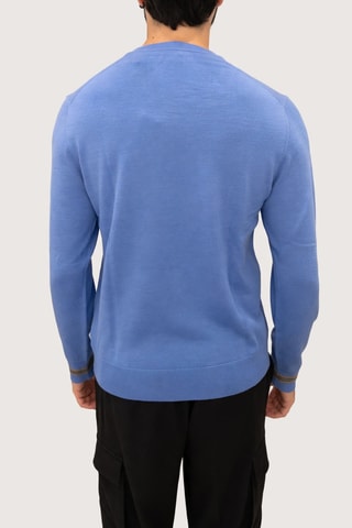 Pull en laine mérinos Paradise - Bleu