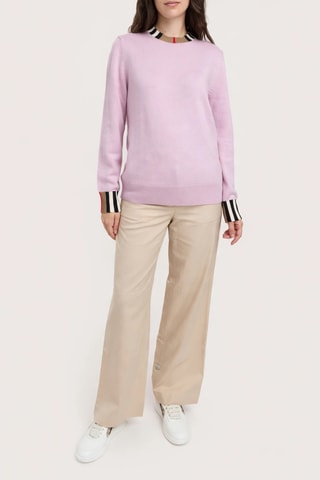 Pull en laine et cachemire Evy - Rose
