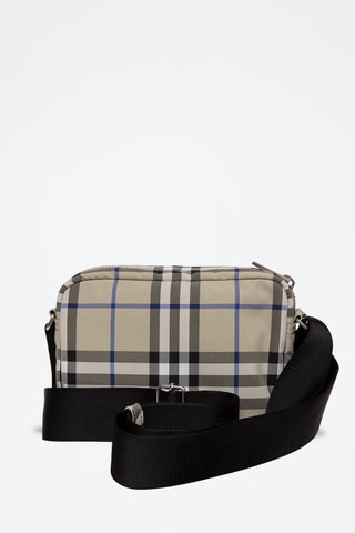 Sac bandoulière Check - Marron