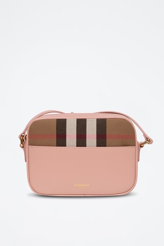 Sac bandoulière en cuir Small - Rose