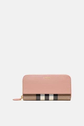 Portefeuille Zip-Around - Rose