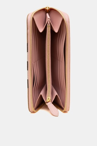 Portefeuille Zip-Around - Rose