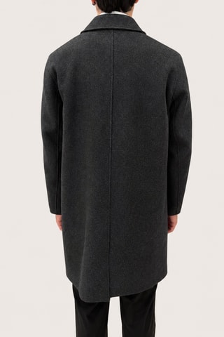 Manteau en laine Sutton - Marron
