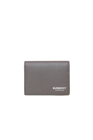 Porte-cartes en cuir Burberry - Gris