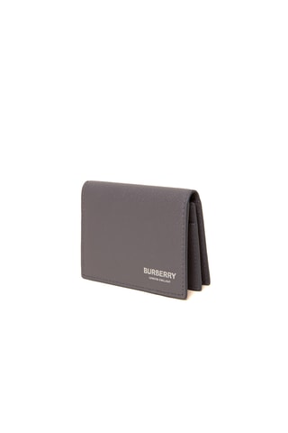 Porte-cartes en cuir Burberry - Gris