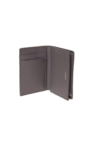Porte-cartes en cuir Burberry - Gris