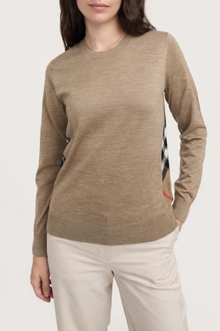 Pull en laine mérinos Lucia - Camel