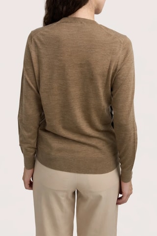 Pull en laine mérinos Lucia - Camel