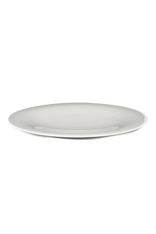 Plato llano de porcelana KU - 36 x 30 cm