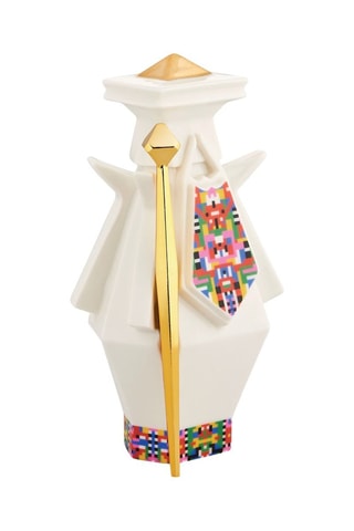 Figurita de porcelana Joseph - 8,5 x 17 x 6,5 cm - Blanco