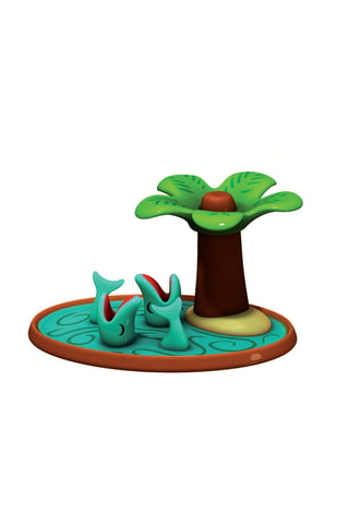 Adorno de porcelana - Little Paradise  14 x 11 x 8 cm