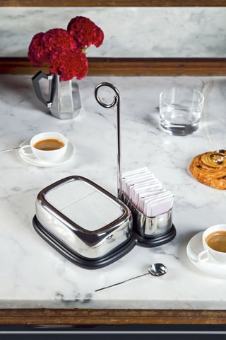 Accesorios para té y café de acero inoxidable Bibo - 19 x 17,5 x 23 cm