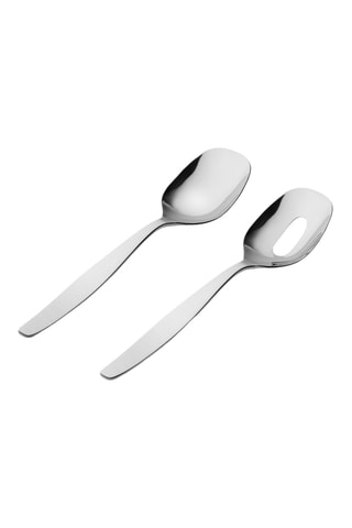 2 cubiertos de ensalada de acero inoxidable Itsumo Naoto Fukasawa