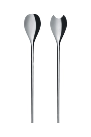 2 cubiertos de ensalada de acero inoxidable Humancollection Moretti-Savoy - 29,8 cm