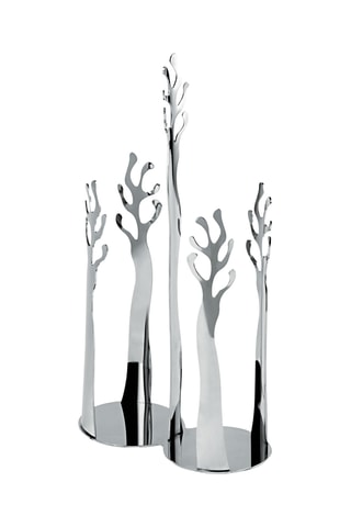Portavasos de acero inoxidable 18/10 LPWK - Emma Silvestris - Plateado