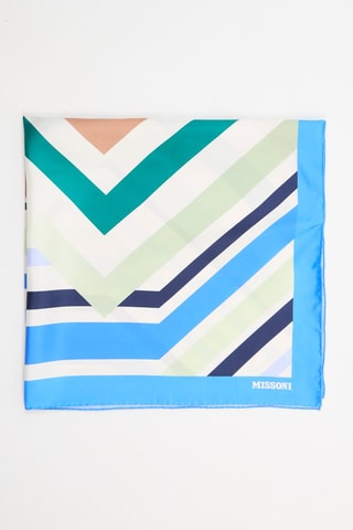 Foulard en soie - Bleu