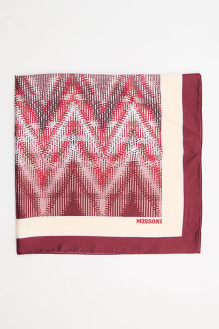 Foulard en soie - Bordeaux