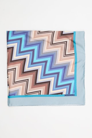 Foulard en soie - Bleu