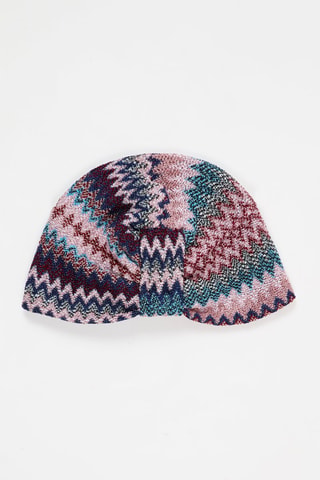 Turban - Rose et bleu marine