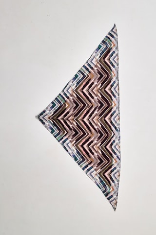 Foulard en soie - Marron