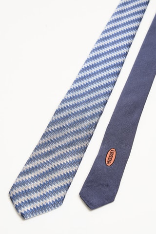 Cravate en soie - Bleu