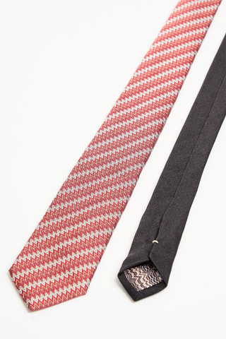Cravate en soie - Rouge