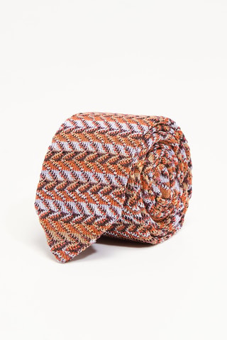 Cravate en soie - Orange