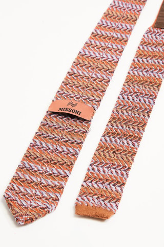 Cravate en soie - Orange