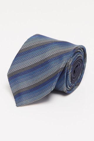 Cravate en soie - Bleu